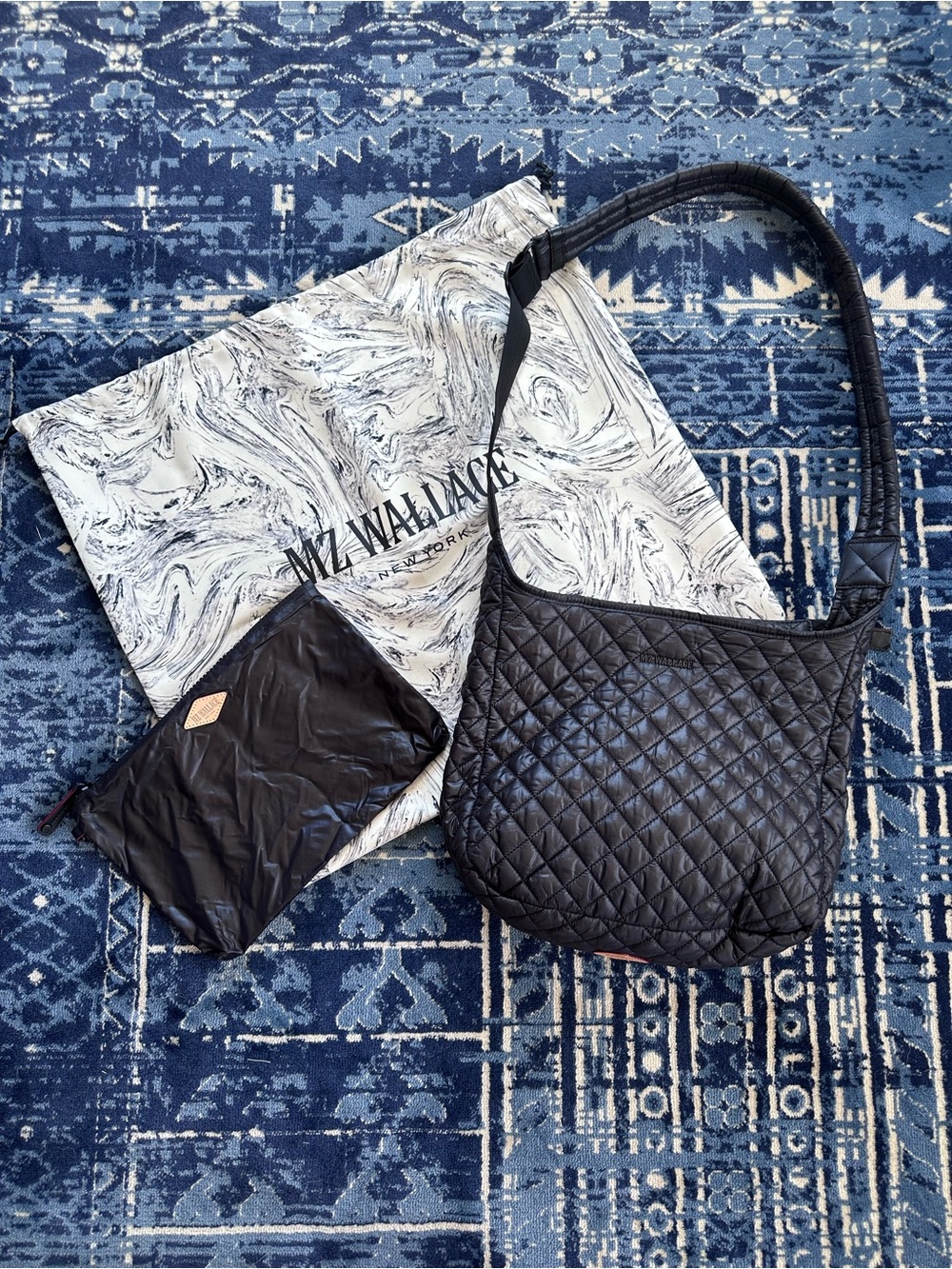 MZ Wallace - Parker Deluxe Crossbody bag with  pouch and dust bag - like new!